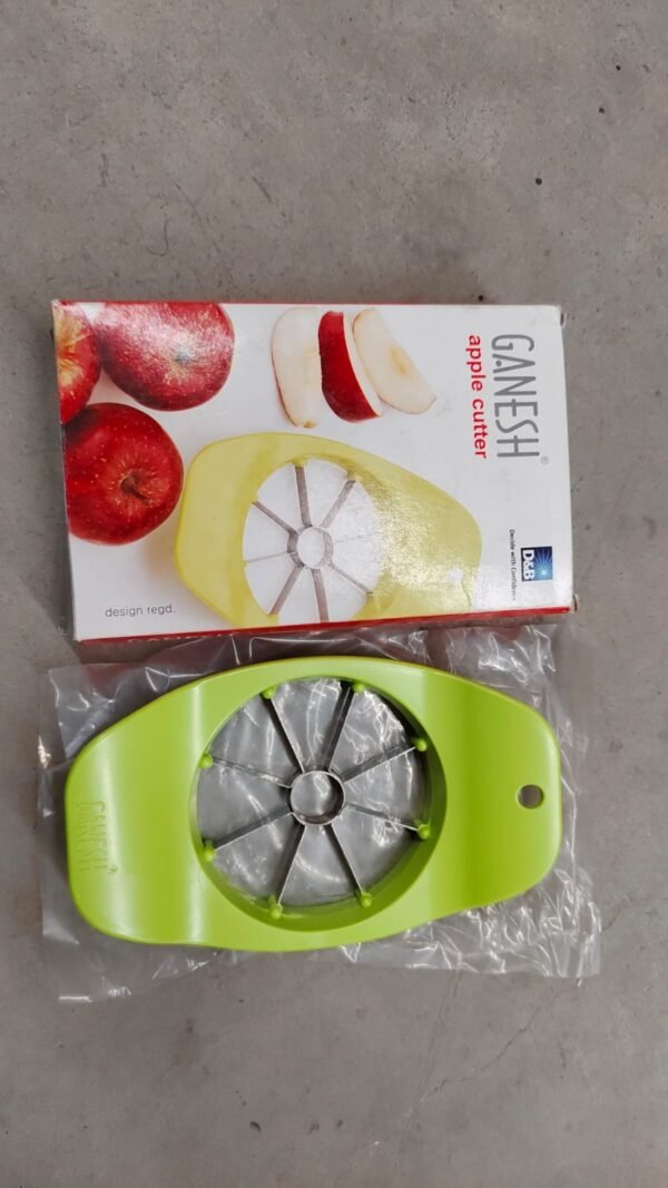 e998c9ac-3967-4690-8a60-7903b11a6104.jpg Ganesh Plastic & Stainless Steel Apple cutter (colors may vary)