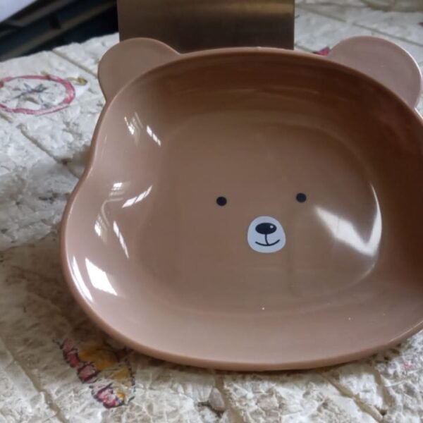 Durable Food Serving Plate, Bear Shaped Plate Cartoon Snack Plates  (1 Pc)