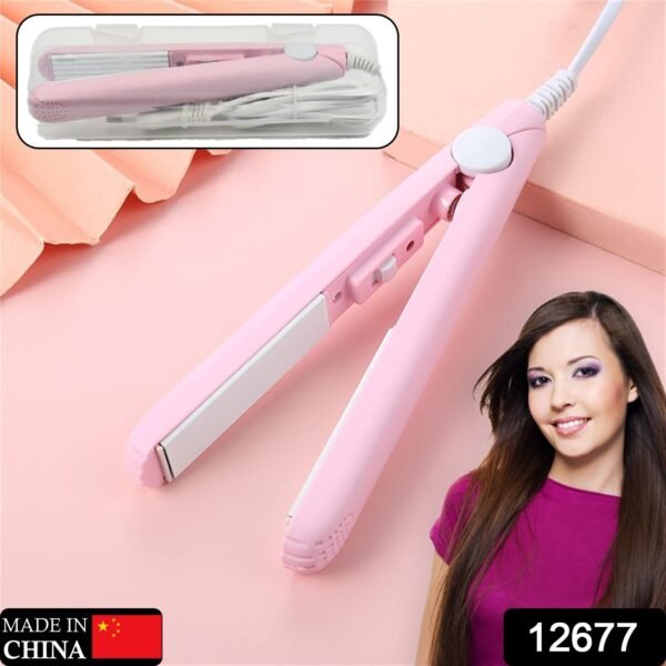 Beauty and Personal Care Professional Ceramic Plate Mini Hair Styler
