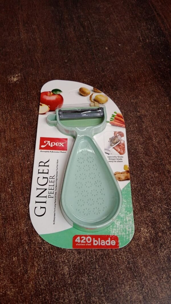 Apex Multipurpose Ginger Peeler with Stainless Steel Dual Blade
