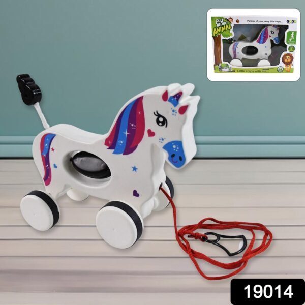 Pull Along Toy Unicorn | Pull String Toys for Babies