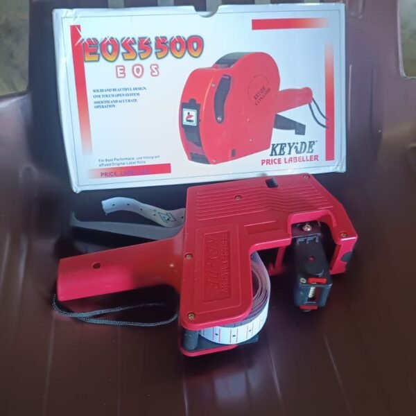 Handheld 8-Digit Plastic Price Tag Gun – Ideal for Retail & Market Price Tagging