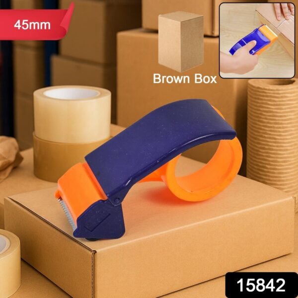 45mm Hand Tape Dispenser Packing Packaging Boxes Roll Roller Cutter