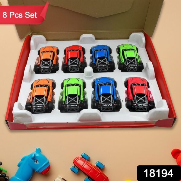 Mini Pull Back Racing Car Widely Used By Kids & Children (8 Pcs Set / Mix Color)