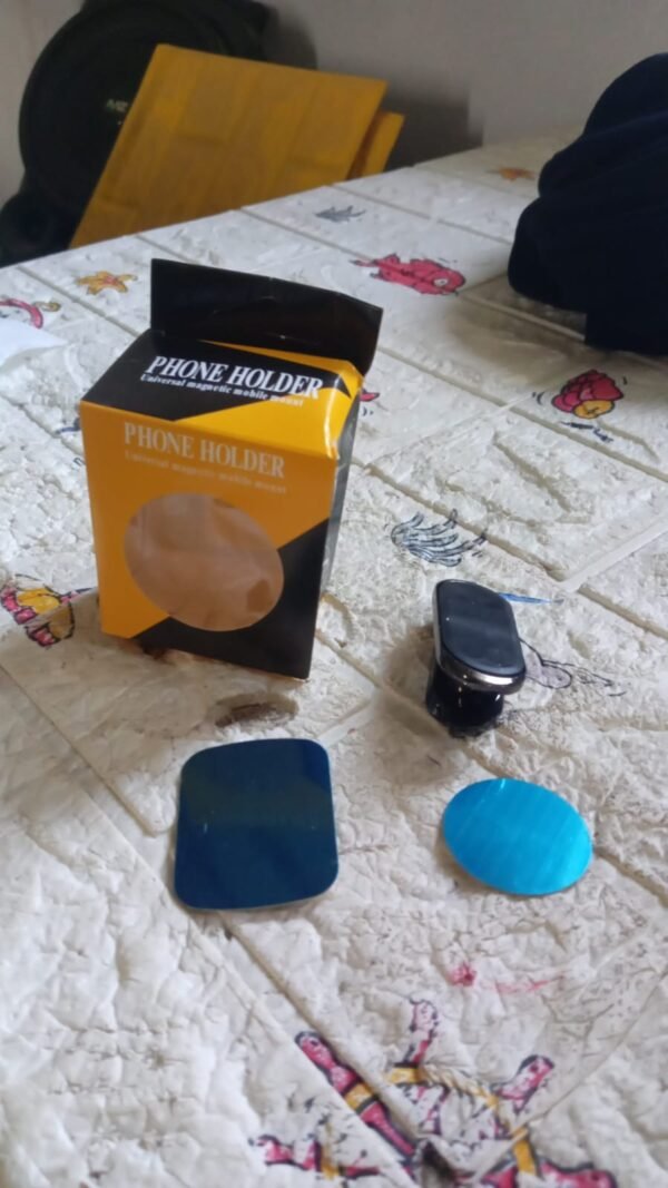 efb749e7-4f68-488c-b606-699c007feb54.jpg Magnetic Phone Mount/Holder for Car, Super Strong Magnet Universal Car Mount, Dashboard 360° Rotation for Car, Desk, Office, Home & Kitchen for All Smart phones (1 Pc)