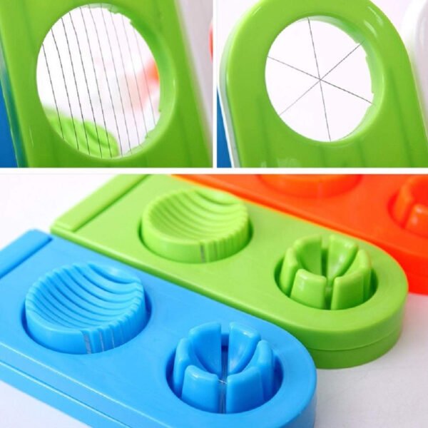 Multi-Segment 2 in 1 Egg Cutter / Slicer