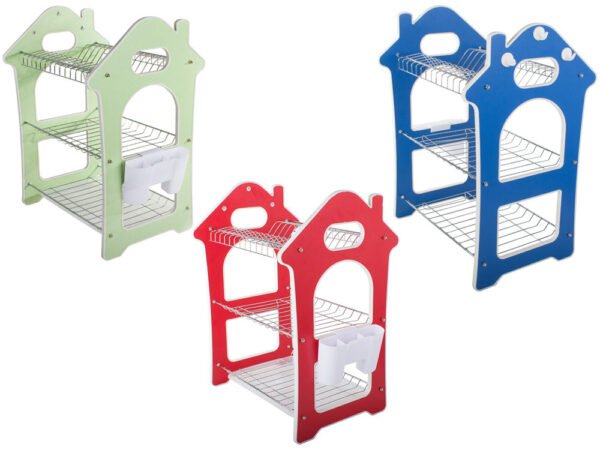 Dish Rack for Kitchen 3 Layer Dish Drainer Rack Stainless Steel Crockery Holder