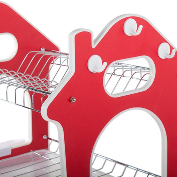 Dish Rack for Kitchen 3 Layer Dish Drainer Rack Stainless Steel Crockery Holder