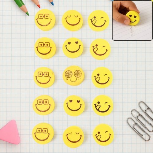 Cartoon Design Eraser (15 Pc / Mix Design)