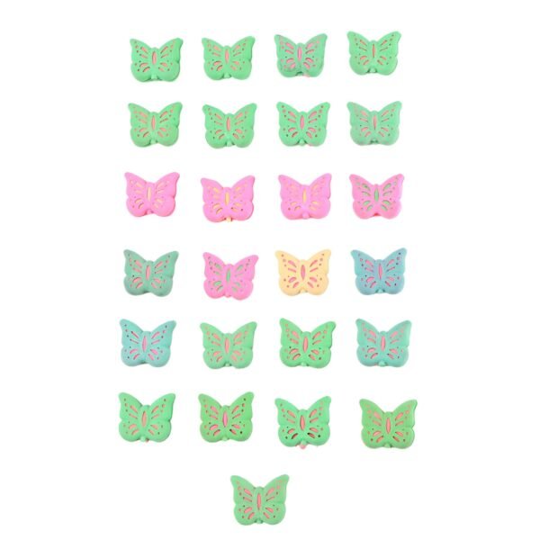 eraser-05_4428e996-ecb9-49f6-93ef-f60e94970627.jpg Butterfly Shape Eraser Rubber (25 Pc / Mix Colour & Design)