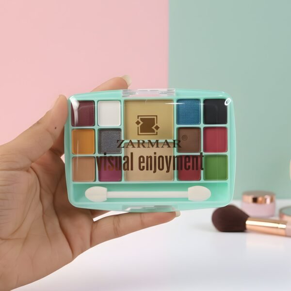 Multi-Color Eyeshadow & Compact Makeup Kit (15 GM / 1 Pc)