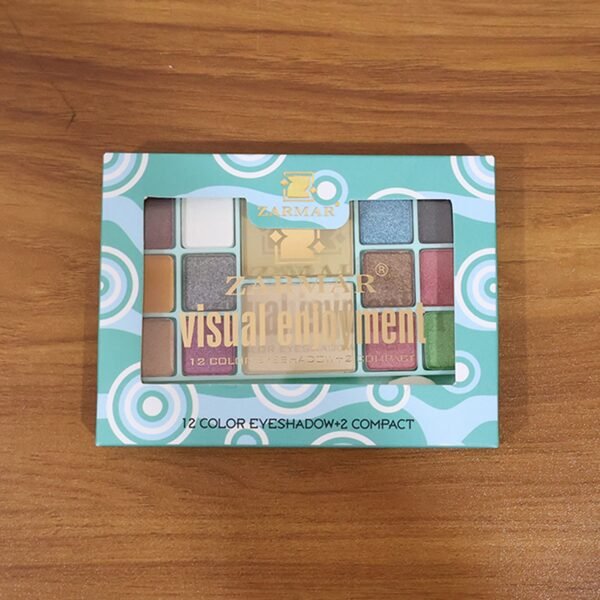 Multi-Color Eyeshadow & Compact Makeup Kit (15 GM / 1 Pc)