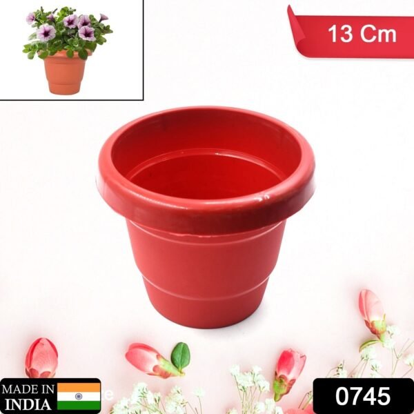 f06c3102-96ec-489c-8e15-57e14f96e8ec.jpg Plastic Heavy-Duty Plant Container Pot for Indoor & Balcony Garden (13cm, 1 Pc)