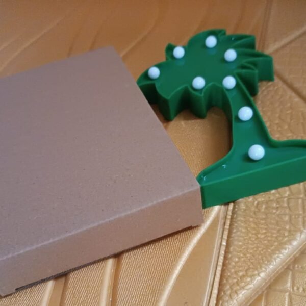 LED Night Light Coconut Tree Light Romantic Table Lamp (1 Pc / Battery Not Included)