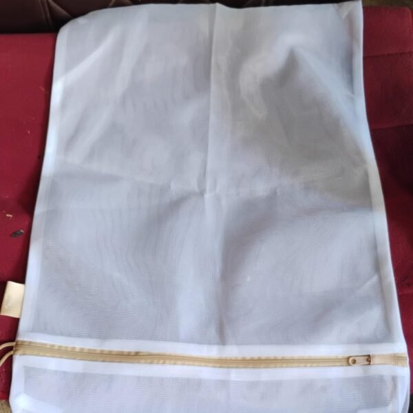 Large Mesh Laundry Bag with Zipper for Delicates & Travel Storage