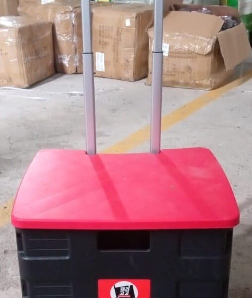 f1fea859-4a22-48b2-b354-3253eb607b96_ffc62e80-3c0c-48db-a91e-697b1bef46fa.jpg Foldable Shopping Grocery Trolley / Cart Travel Portable Food Basket (1 Pc)