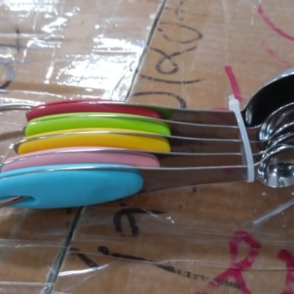 Measuring Cups and Spoons Stackable Set with Silicone Handle(5 Pc Set)