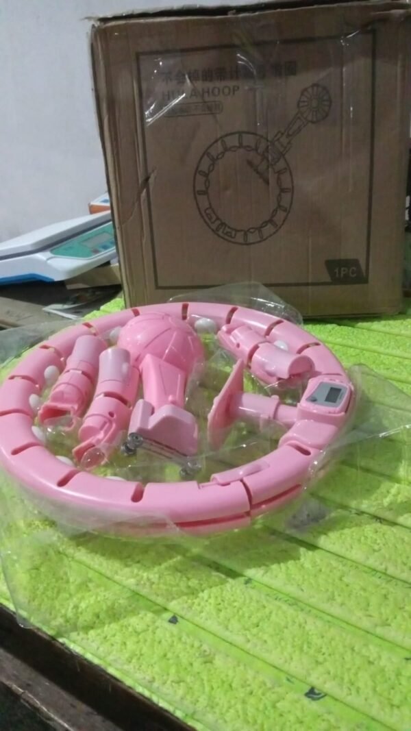 Fitness Hula Hoops with Spinning Ball and Intelligent Counter (1 Pc/ With Brown Box)