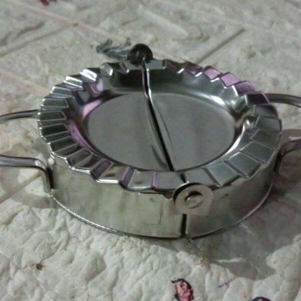 f43699ab-1fdc-4e61-ab89-f7a2e8b806bf.jpg Stainless Steel Dumpling Maker Easy & Reliable Dumplings, Ghughra maker Every Time (1 Pc)