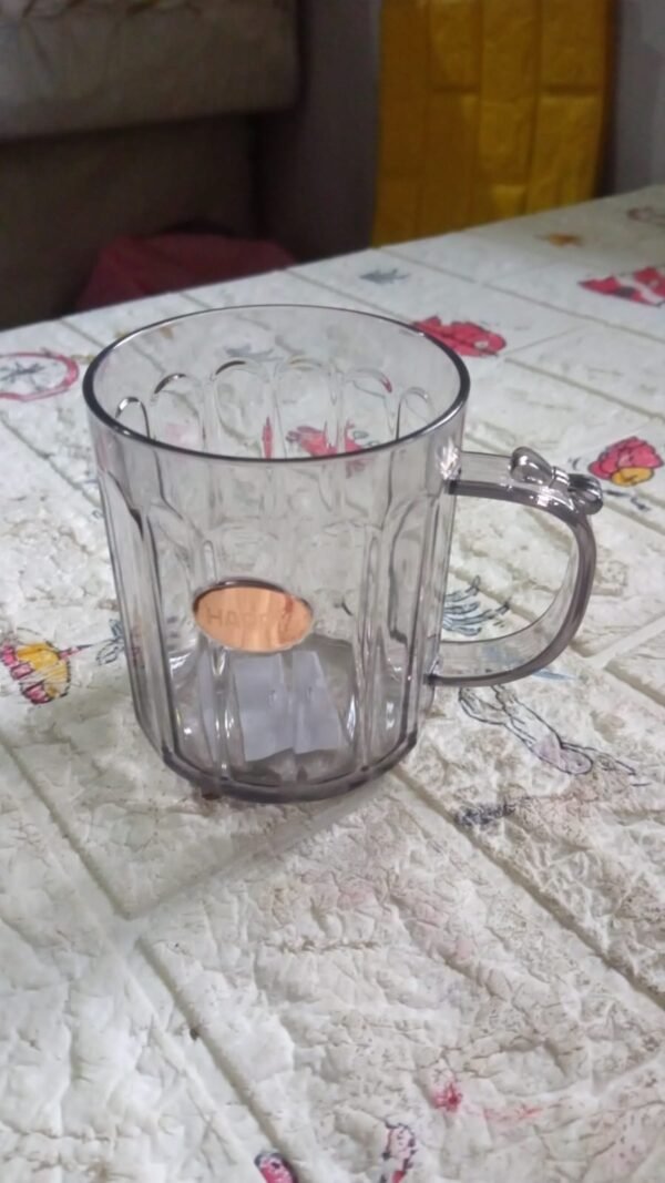 f47a272c-d4a2-47ff-8927-c46e0791aa96.jpg Multi-Purpose Plastic Cup, Toothpaste Holder Bathroom Cup Bathroom Cup With Slot Handle Mug Environmental Friendly Festival for Outdoor for Household Gift For Anniversary and Birthday, (1 Pc)