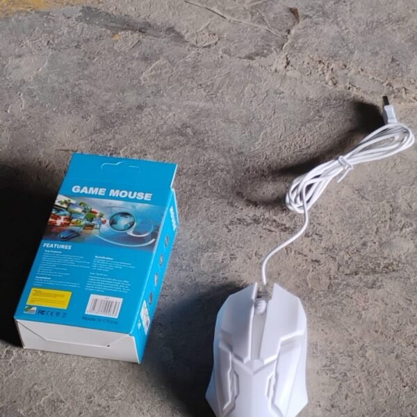 f4a0cefe-79b7-4947-8b86-cf27ad404450.jpg USB Wired Mouse, Gaming Mouse Colorful / Lighting Luminous (1 Pc / Wihte)