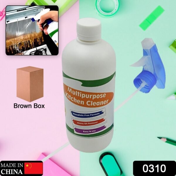 Kitchen Cleaner Spray for Oil & Grease on Stoves (Approx 500ml, Non-toxic)