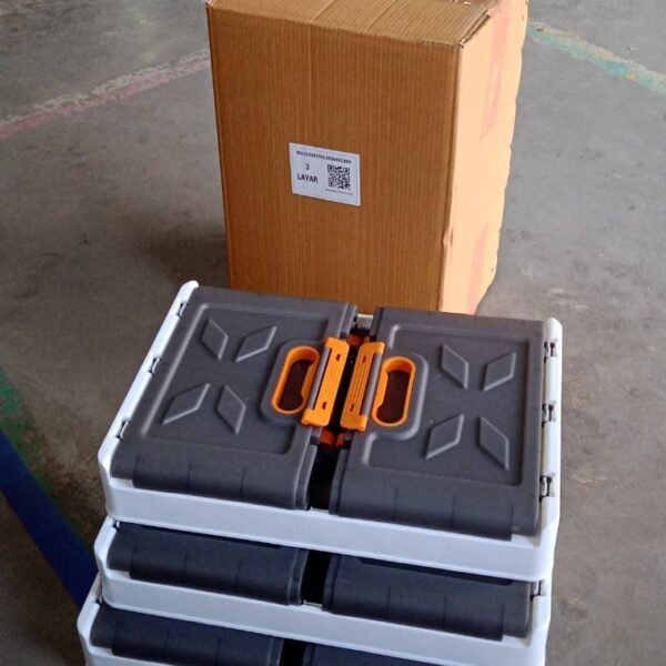 Plastic Folding Wardrobe Storage Organizer (3 Layer / 1 Pc)