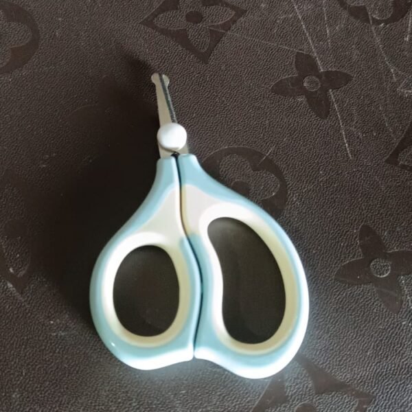 Baby Safety Nail Cutter Scissors for Safe Nail Clipping (1 Pc / Mix Color)