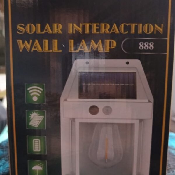 Solar Wall Lamp – Wireless Outdoor Light with Motion Sensor & 3 Modes
