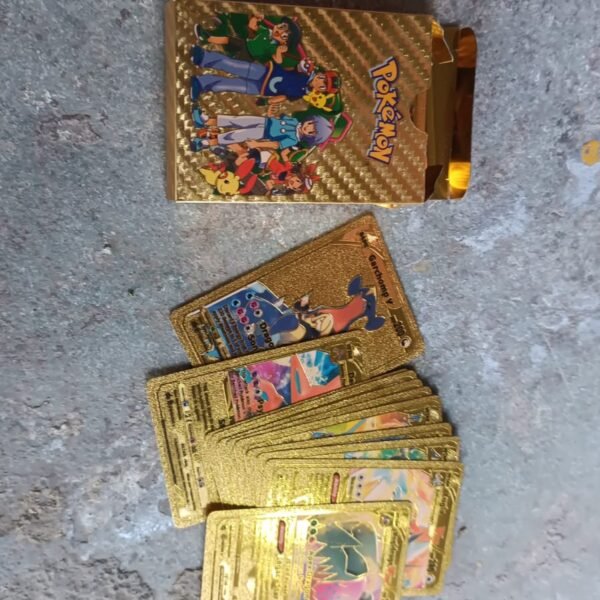 Pocket Monster Golden Trading Playing Cards (55 Pcs Set / Mix Design)