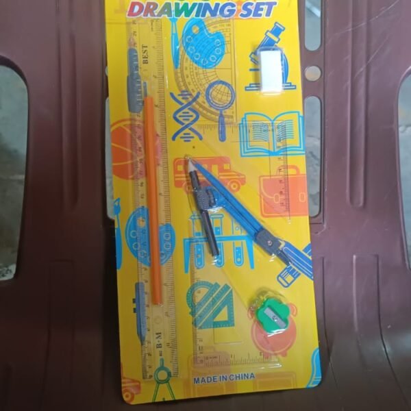 9 in 1 Stationery Set for School Student Office, Draft Rulers