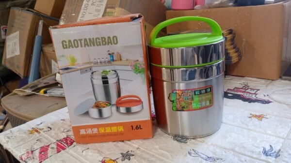 LEAK-PROOF THERMOS FLASK FOR HOT FOOD,  VACUUM INSULATED LUNCH BOX  (1.6 L)