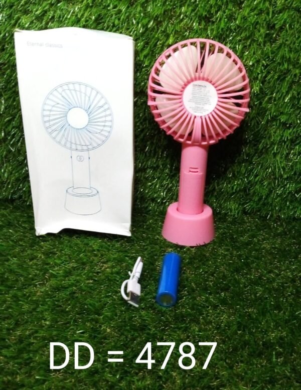 Portable Handheld Fan (Battery Not Include)