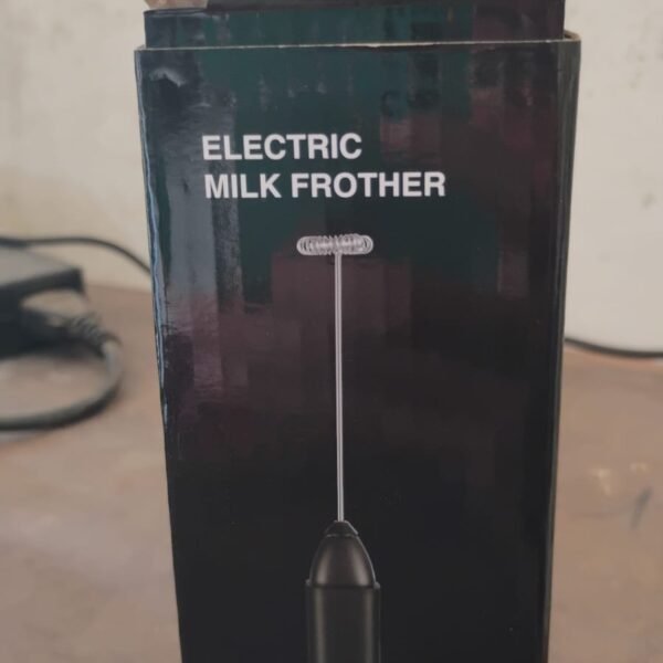 Small Electric Handheld Milk Frother with Stainless Steel Whisk (1 Pc)