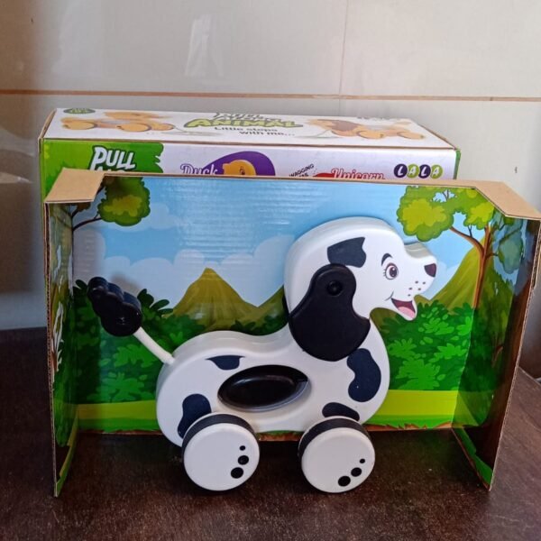 Dog Pull Along Toddler Toy with Attractive Design (1 Pc)