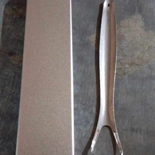 fbcfe231-eb49-41af-894a-3b612ff59f64.jpg Stainless Steel Tongue Scraper Bad Breath & Oral Hygiene, Metal Case Included (1 Pc)