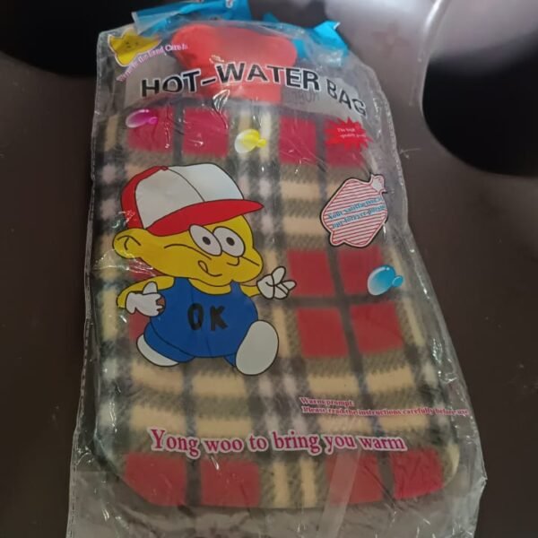 Hot Water Bottle Bag With Cover For Pain Relief (1 Pc)