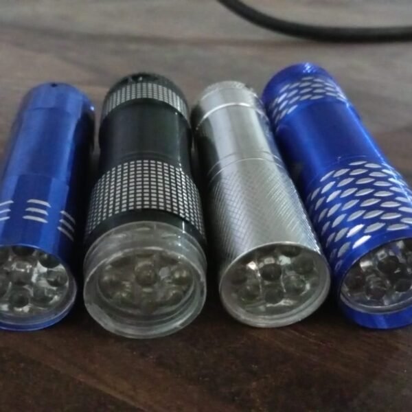 fd034283-855b-4be0-8975-fee10059ffba.jpg Portable Mini Torch – 9 LED Pocket Flashlight, Battery Operated (Mix Color)