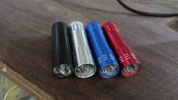 Portable Mini Torch, Super-Bright Mini 3 LED Bulb Pocket Torches (Battery not included / 1 pc / Mix Color )