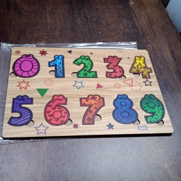 fdad9fad-9d01-435b-97cd-7c2cdd5839f3.jpg Wooden Number Puzzle Learning Educational Board (1 Set / 28×20 Cm)