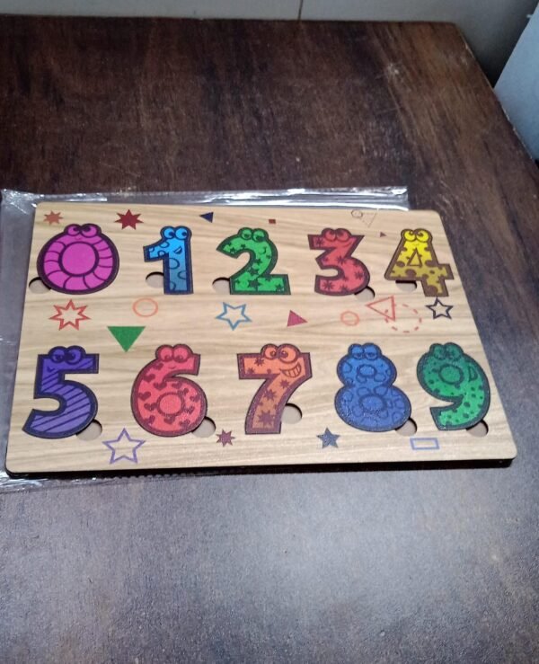fdad9fad-9d01-435b-97cd-7c2cdd5839f3.jpg Wooden Number Puzzle Learning Educational Board (1 Set / 28×20 Cm)