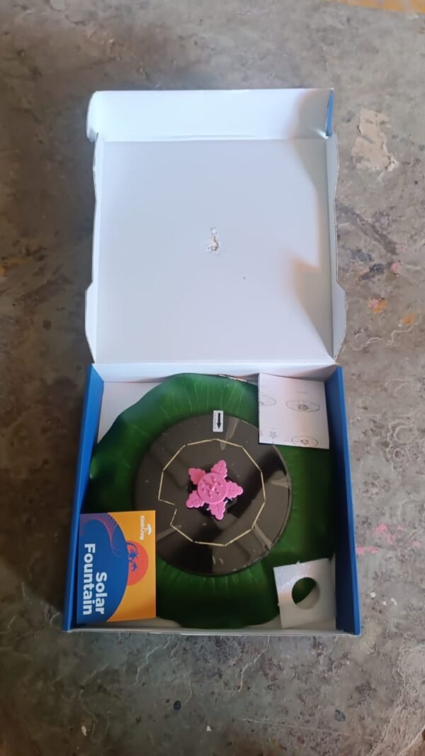 Solar-Powered Floating Fountain Pump for Ponds