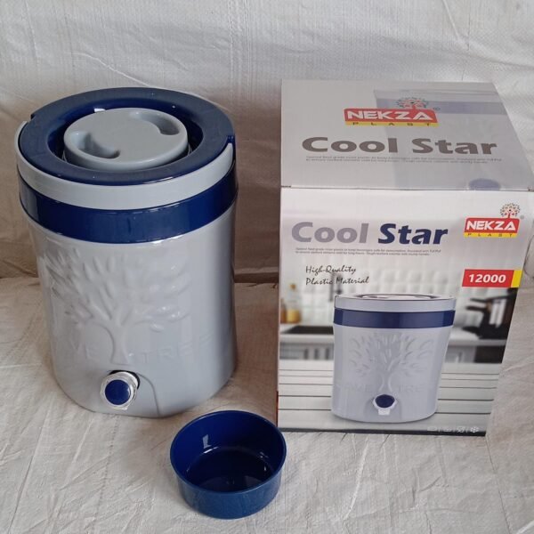 Insulated Water Jug with Tap (5000ml): Leakproof, Travel Cooler