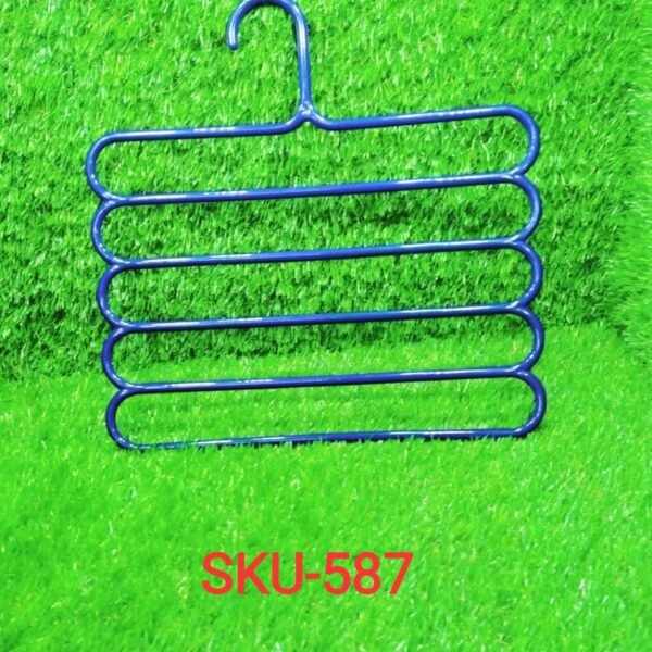 5 in 1 Multipurpose Plastic Hanger, Assorted (5-Layer)