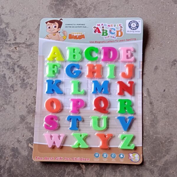 Magnetic Letters to Learn Spelling