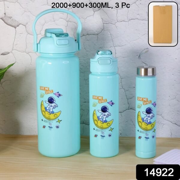 feff244a-0d3d-46f7-a15e-2164b31f9924.jpg Premium Water Bottles 2000ml + 900ml + 300ml - (Set)