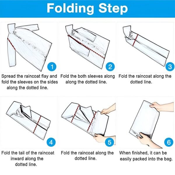Eva Portable Rain Coat, Waterproof Raincoat (1pc)