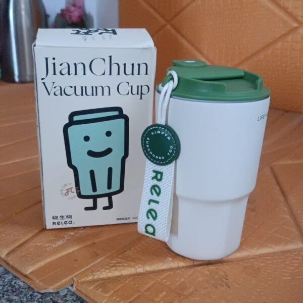 Thermos Cup Stainless Steel Cold Coffee Cup (460Ml Approx)