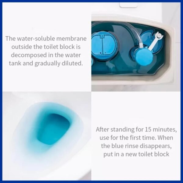 Toilet Cleaner Flush Tab Ocean Blue 100 Gram