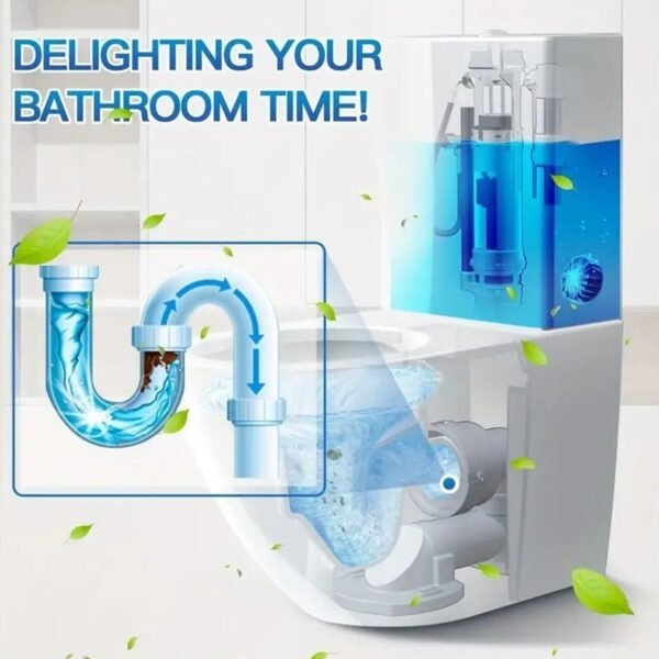 Toilet Cleaner Flush Tab Ocean Blue 100 Gram